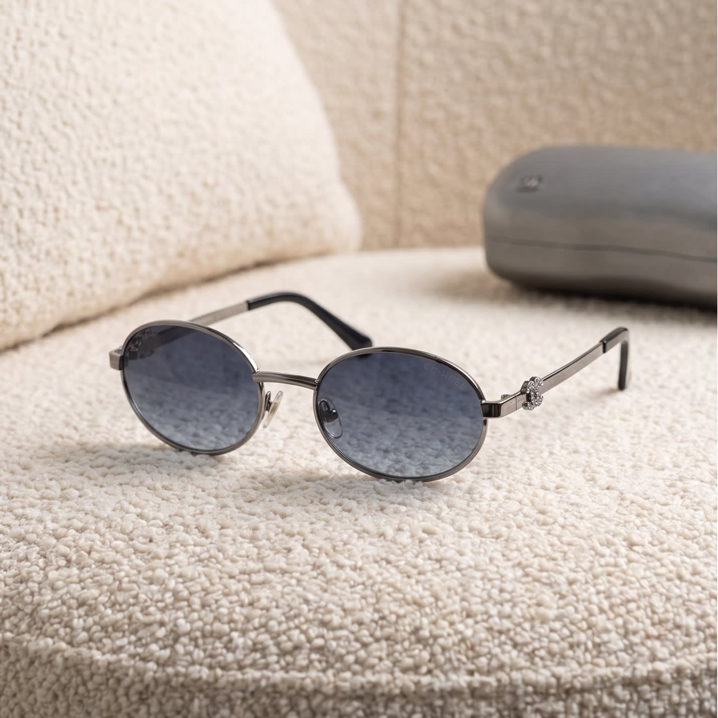 CHANEL Oval Metal Frame view 1