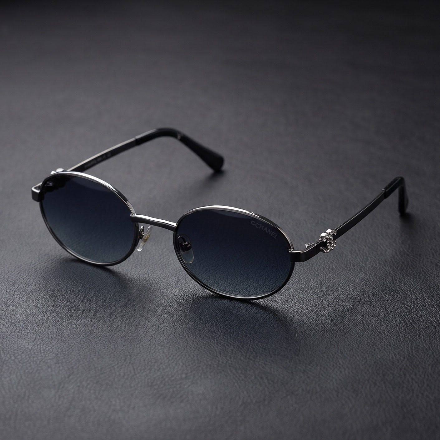 CHANEL Oval Metal Frame view 2
