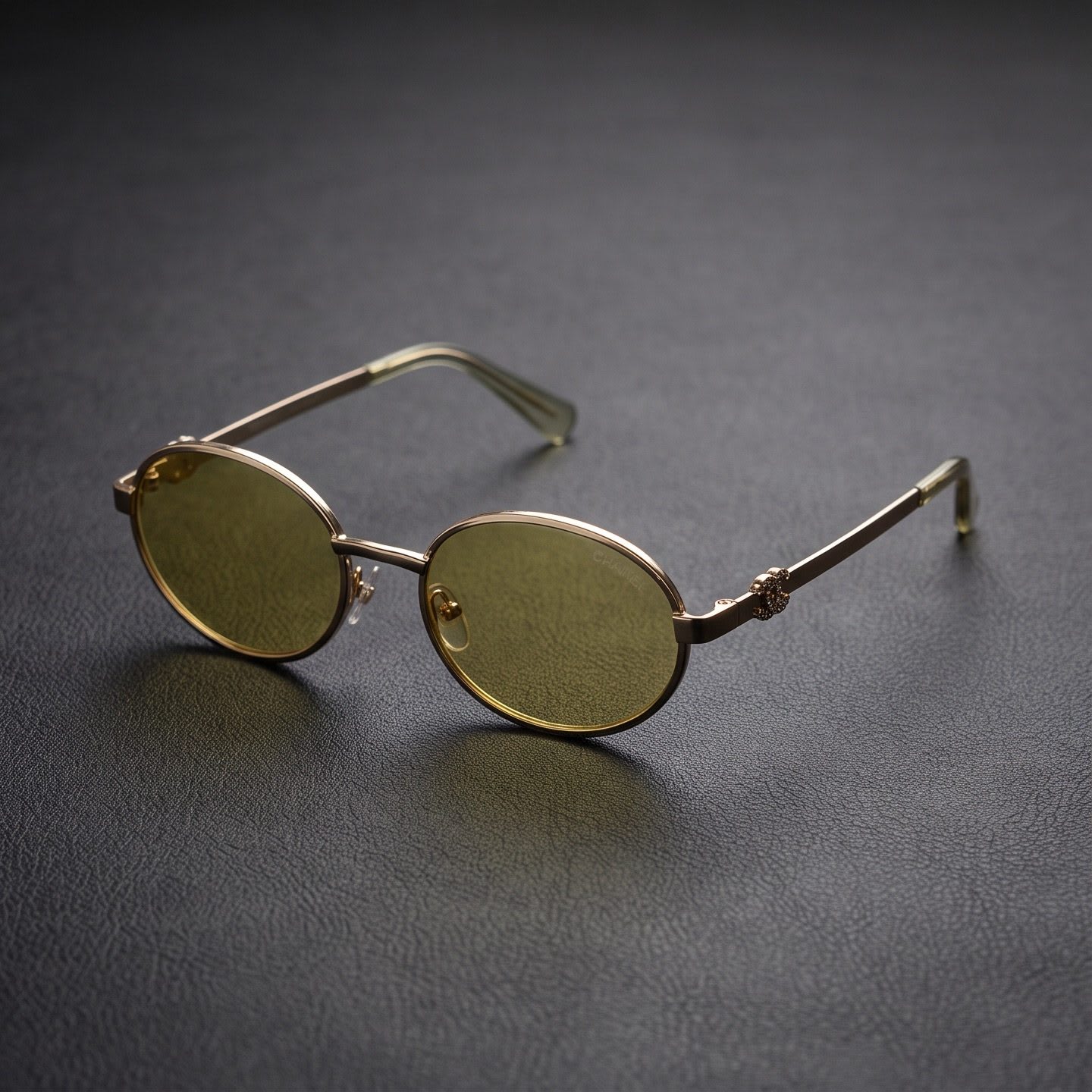 CHANEL Oval Metal Frame view 2