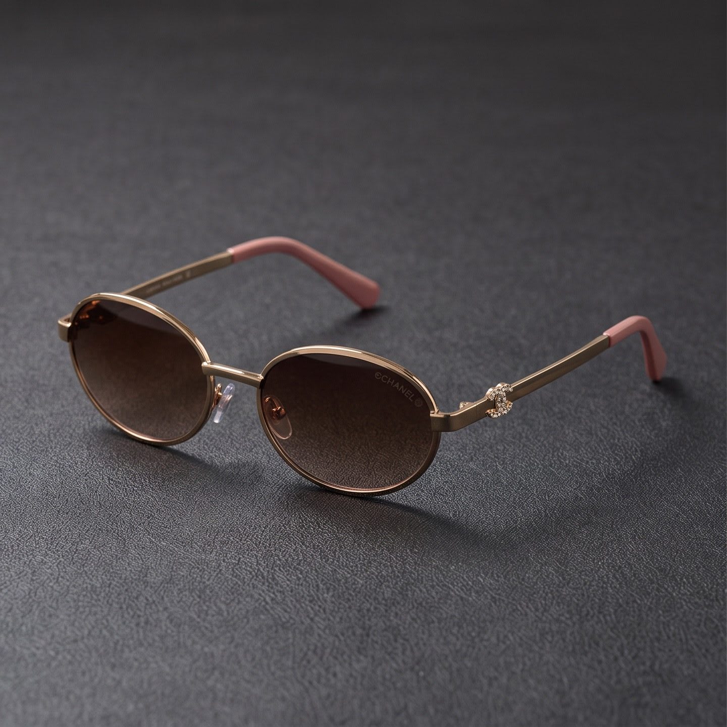 CHANEL Oval Metal Frame view 2