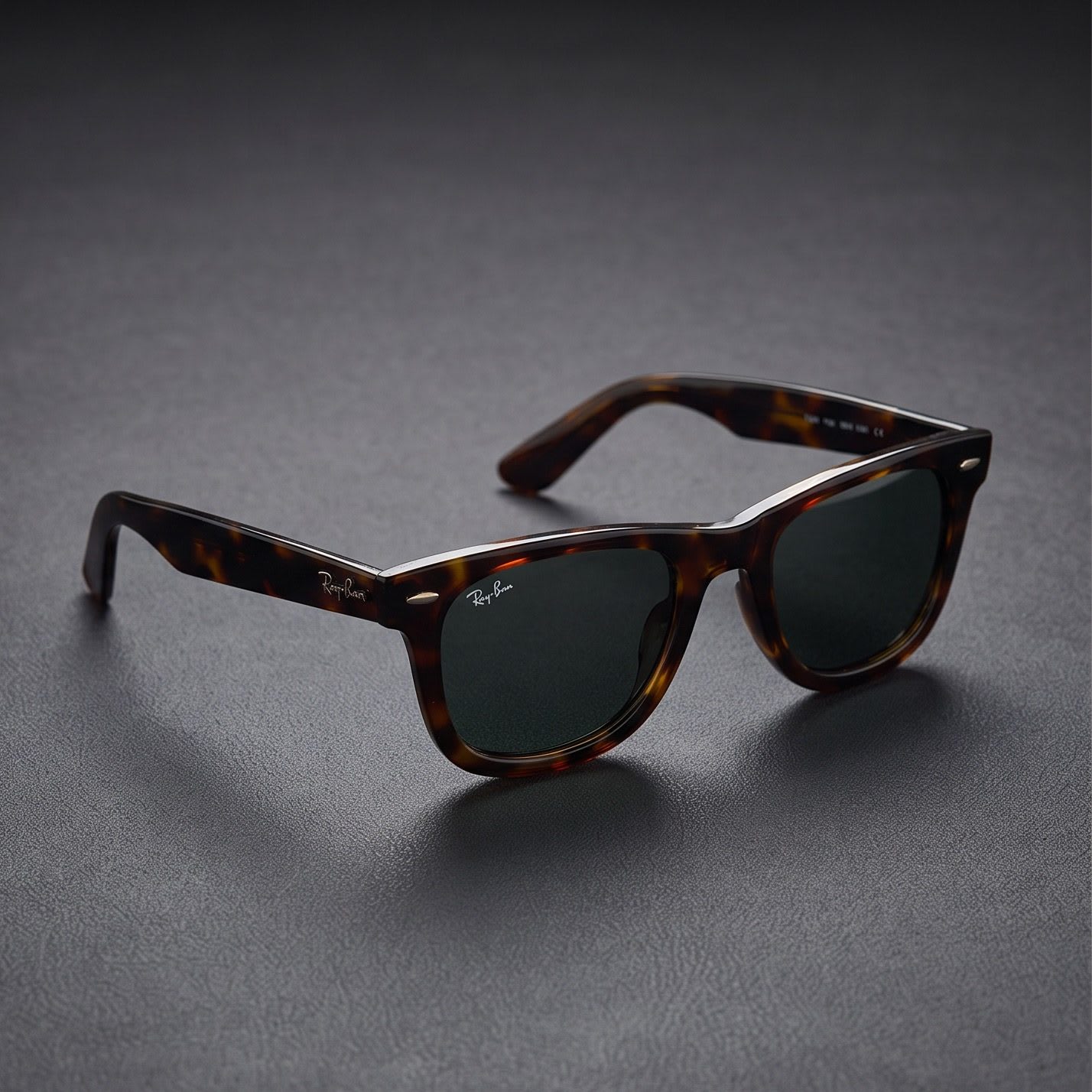 Ray-Ban Wayfarer Tortoiseshell Acetate Sunglasses view 2