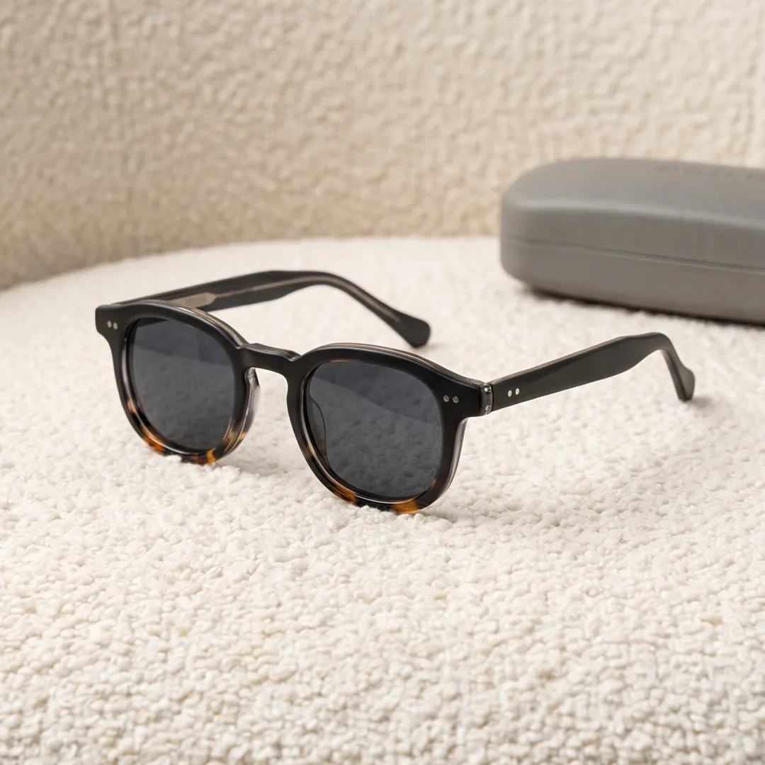 MOSCOT Round Acetate Sunglasses