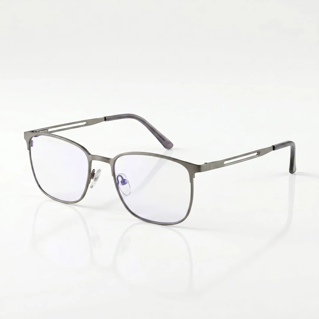 Anti-Blue Photochromic Square Glasses