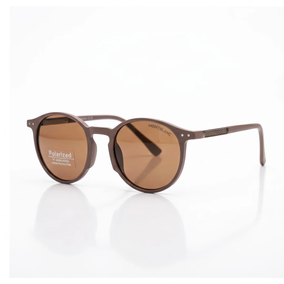 Montblanc Polarized Round Sunglasses