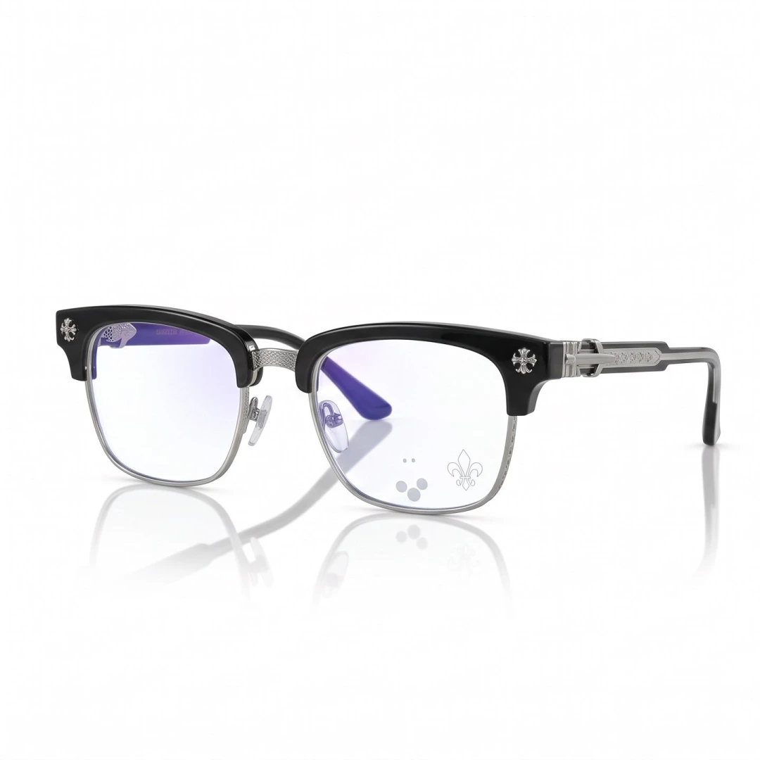 Chrome Hearts Wayfarer Clear-Lens Glasses
