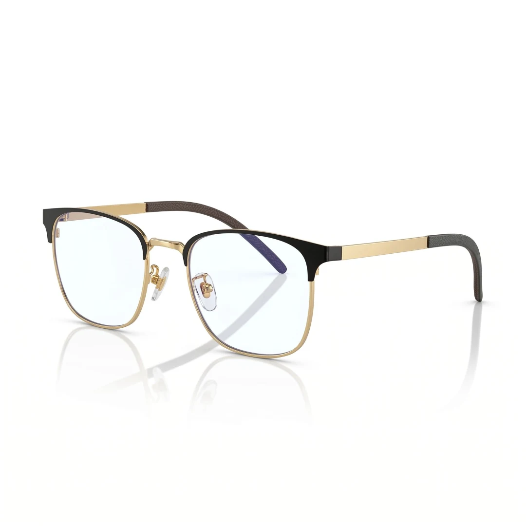 Anti-Blue Photochromic Square Glasses