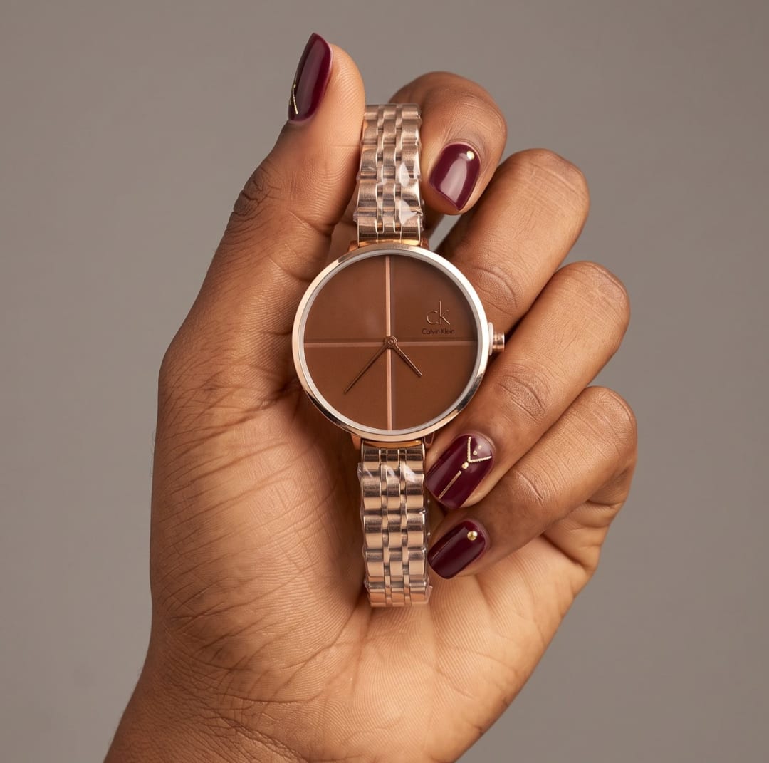Calvin Klein Rose Gold-Tone Bracelet Watch