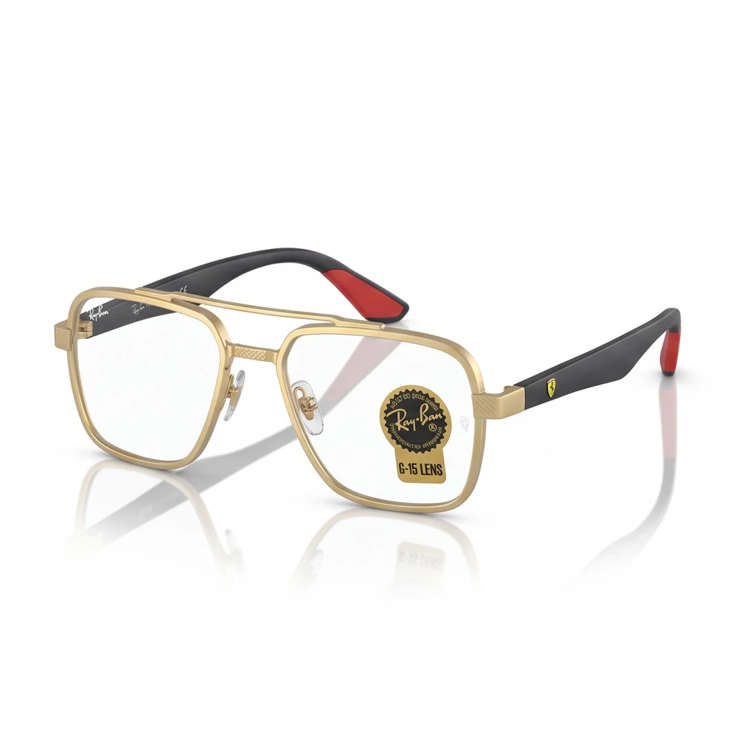 Ray-Ban Square Clear-Lens Glasses