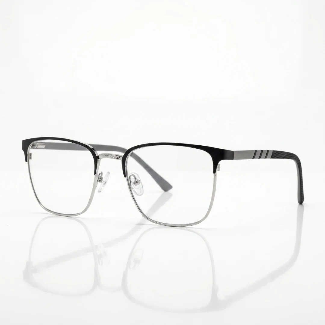 Anti-Blue Photochromic Square Glasses