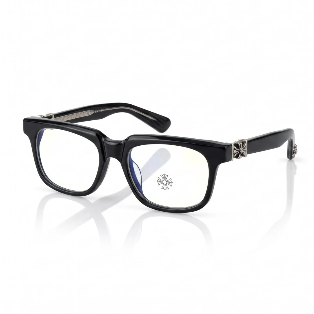 Chrome Hearts Wayfarer Clear-Lens Glasses
