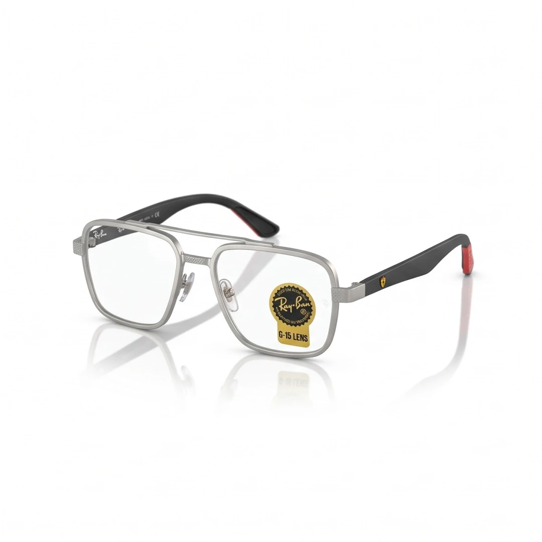 Ray-Ban Square Clear-Lens Glasses