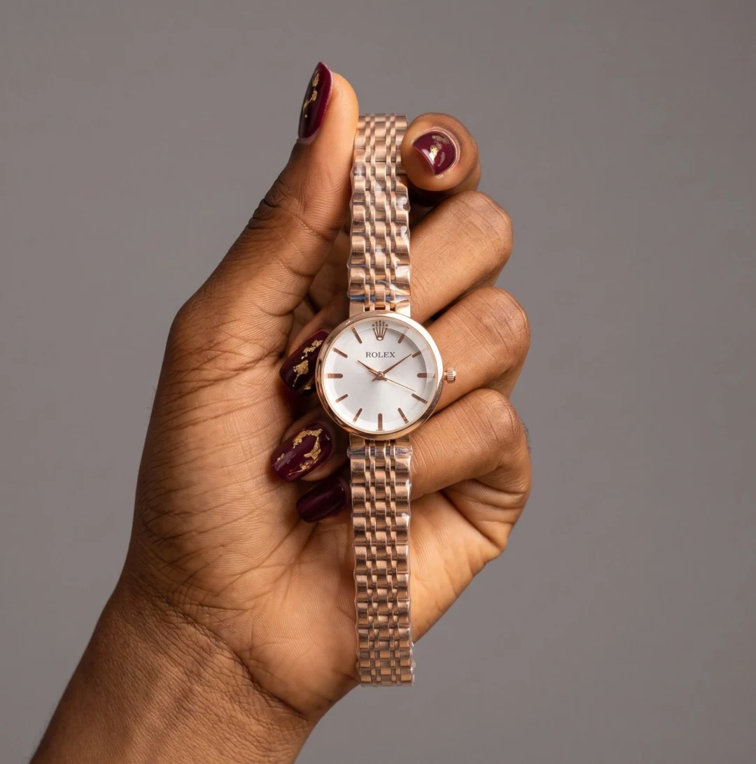 Rolex Rose Gold-Tone Dress Watch