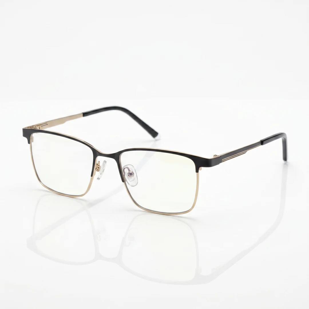 Anti-Blue Photochromic Rectangular Glasses