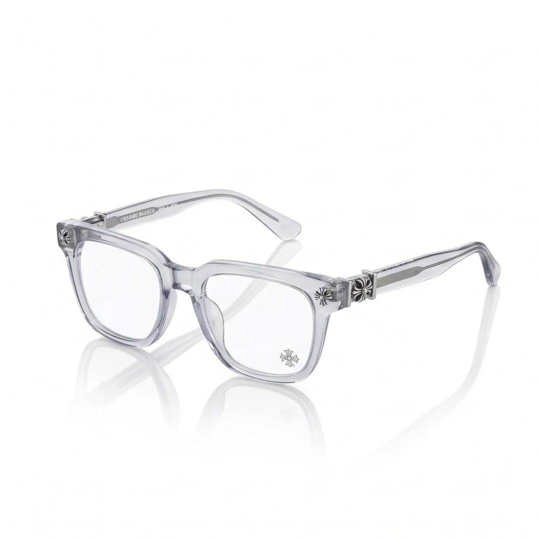 Chrome Hearts Wayfarer Clear-Lens Glasses